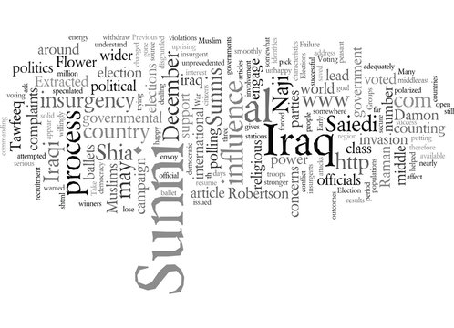 elections in iraq and the future of the war