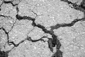 image of dried cracked asphalt