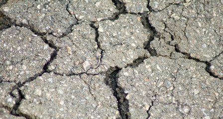 image of dried cracked asphalt