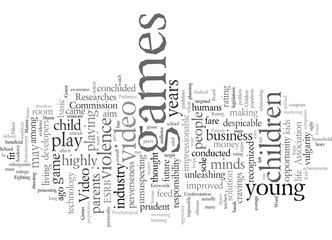 Effects Of Video Games On Children