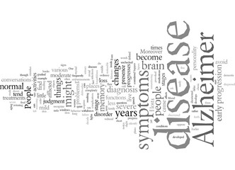 early stage of alzheimers