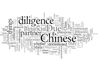 Due Diligence For Chinese Joint Ventures