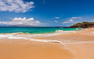 Clouds at tropical beach