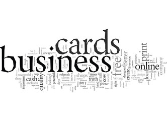 Fototapeta premium Don t Get Ripped Off With Business Cards