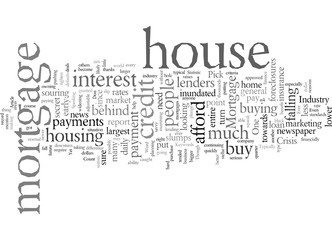 Fototapeta premium Don t Become a Mortgage Industry Crisis Statistic