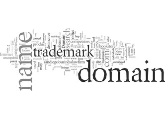 Fototapeta na wymiar Domain Name Trademarks