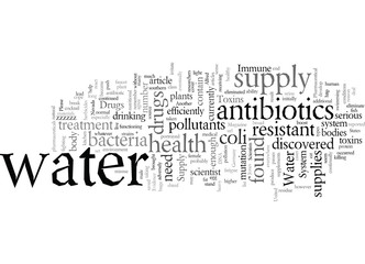 Does your Water Supply contain Drugs or Toxins
