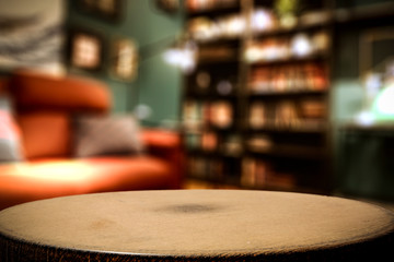 coffee table and free space for your decoration