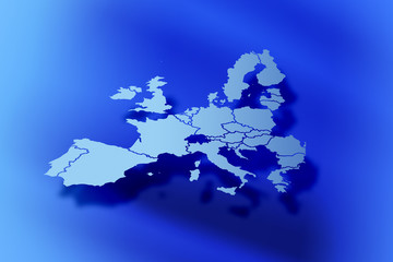  Poznaj wymowę  Outline map of European Union member states on the flag