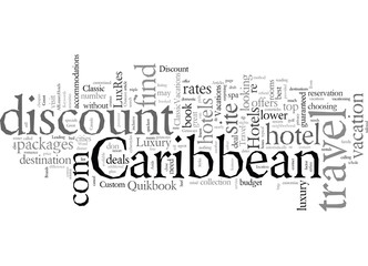 Fototapeta premium Discount Caribbean Travel