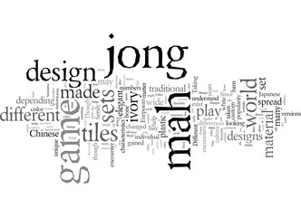 Different Mah Jong Design Sets