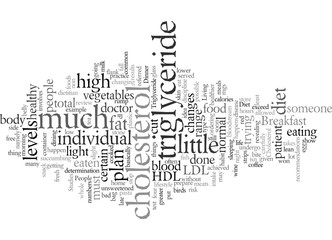 Diet to Lower Triglyceride and Cholesterol