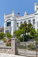 Obraz premium Building of Town Hall at the center of city of Kavala, Greece