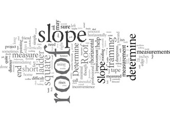 Determine Roof Slope