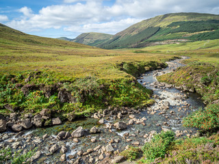 Isle of skye nature landscape scenery in Scotland