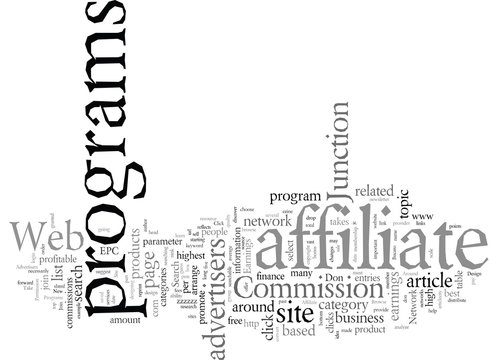Design Web Site Around Affiliate Programs