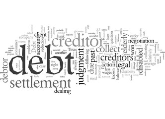 Debt Relief for the Elderly and Disabled