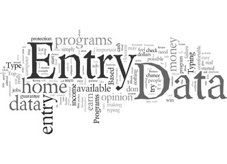 Data Entry From Home For Money