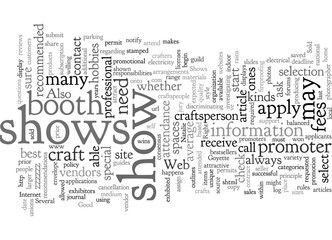 Craft Shows That Are Right For You