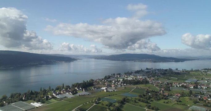 View of Bodensee (Untersee) from the Reichenau Island Side.