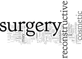 Cosmetic Surgery versus Reconstructive Surgery