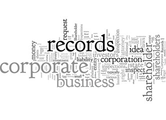 Corporate Records Shareholder Inspections