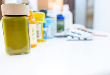 Group of medicines randomly ordered