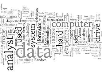 Fototapeta premium computer forensics work