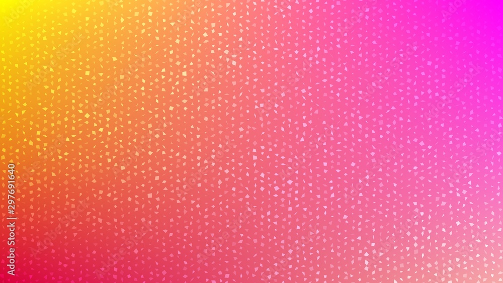 Poster blurred background. geometric elements pattern. abstract pink and yellow gradient design. texture ba