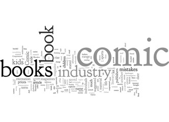 Obraz premium Comic Book Industry Blunders