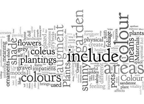 Colour in the Garden