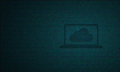 Digital computer cloud technology dark