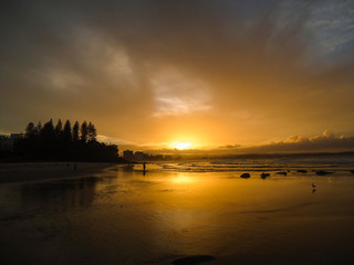 Fototapeta na wymiar Coolangatta Sunset