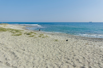 Famous Beach at Possidi Cape, Kassandra Peninsula, Chalkidiki, Greece