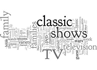 Classic s TV The shows that made the family tune in