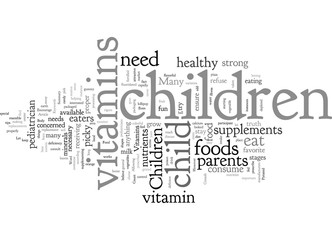 Fototapeta na wymiar Children s Vitamins