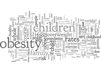 Fototapeta premium Childhood Obesity Facts Which Could Save Your Child