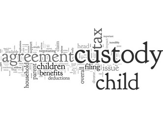 Child Custody Agreement and Taxes