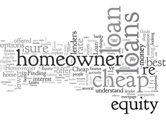 Cheap Homeowner Loan