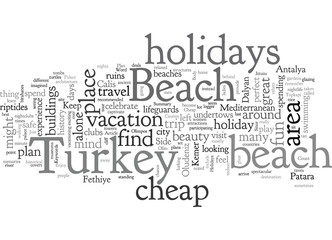 Cheap Holidays To Turkey On The Beach