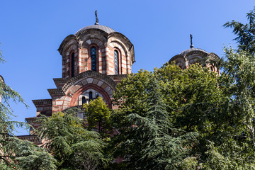 Cathedral Church of Saint Mark in city of Belgrade, Serbia