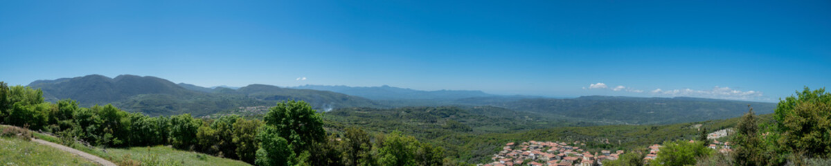 panorama of mountains