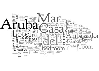 Fototapeta na wymiar Casa del Mar Aruba