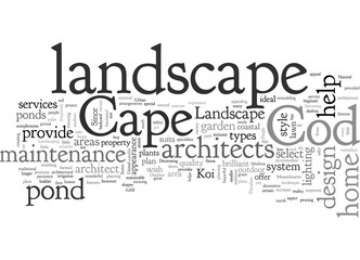 cape cod landscape architect