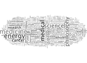 Fototapeta premium Cancer Is An Energy