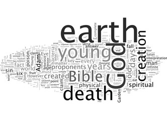 Fototapeta premium Can I Be A Christian And Believe In An Old Earth