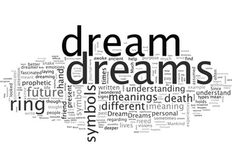 Obraz premium Can a Dream Tell us of the Future