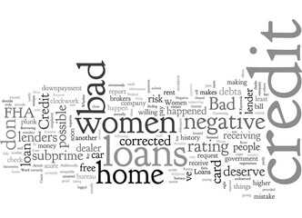 Buy A House Even With Bad Credit Home Loans For Women With Bad Credit