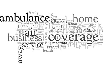 Business Travelers Need Air Ambulance Service Coverage