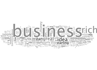 Business Is No Guarantee of Riches